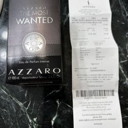 Azzoro the most wanted 3.4 oz cologne