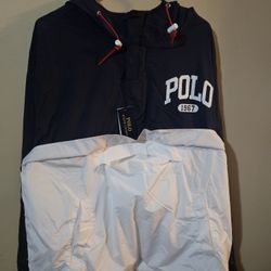 Polo Hoodie/windbreaker 