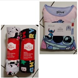 Disney Stitch Pajama & 2 Sleep Pants