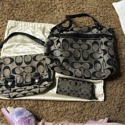 Coach Purses And Matching Wallet