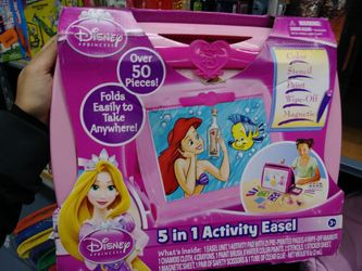 Disney Princess Toys 5 in 1 Activity Easel
