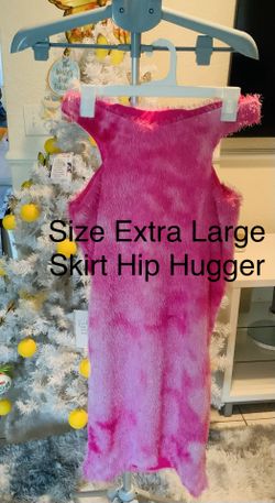 Fur Skirt Hip Hugger