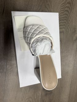 The Drop Quilted Mule Heels