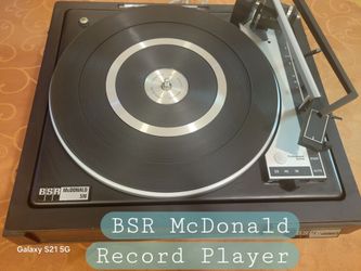Non-working BSR McDonald  Turntable