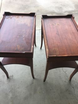 Antique end tables