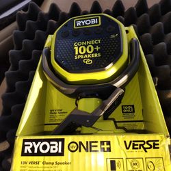 Ryobi Clamp Bluetooth Speaker 