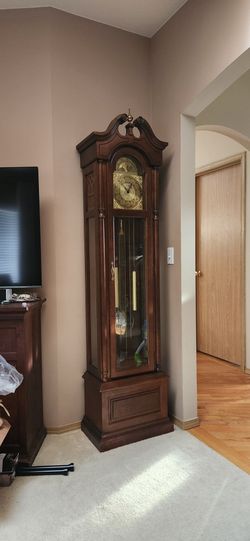 Wooden Grandfather Clock 