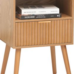 Fluted End Table New Open Box