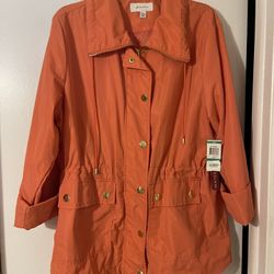 JM Collection Water Resistance Jacket Size L