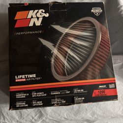 K&N Air filter Performance 