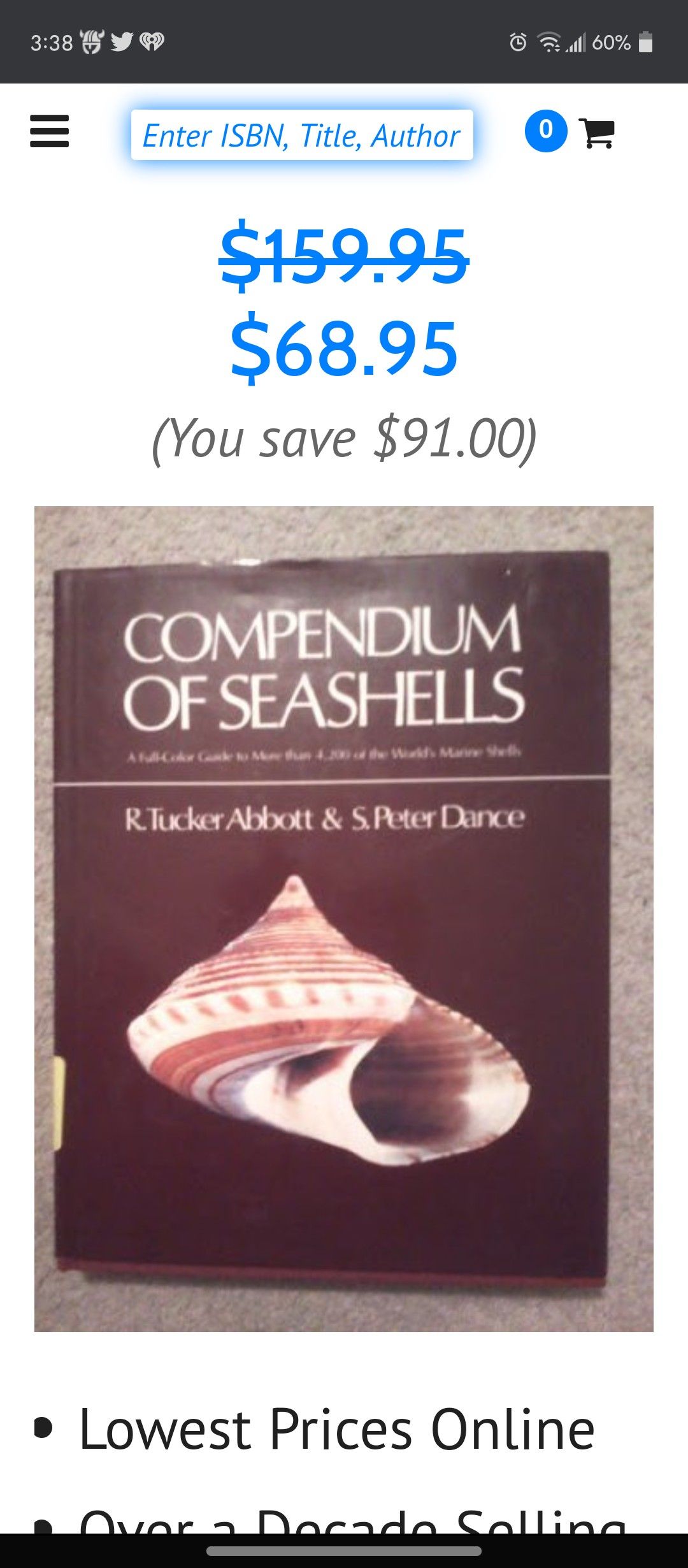 Seashell classification book