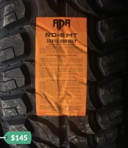 Brand New 33X12.50R20Lt Mud Tires $145 Each (Finance Available) 8023 Ferguson Rd Dallas Tx 75228