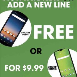 Stop By Cricket On Cavecreek And Greenway To Receive Your FREE phone 