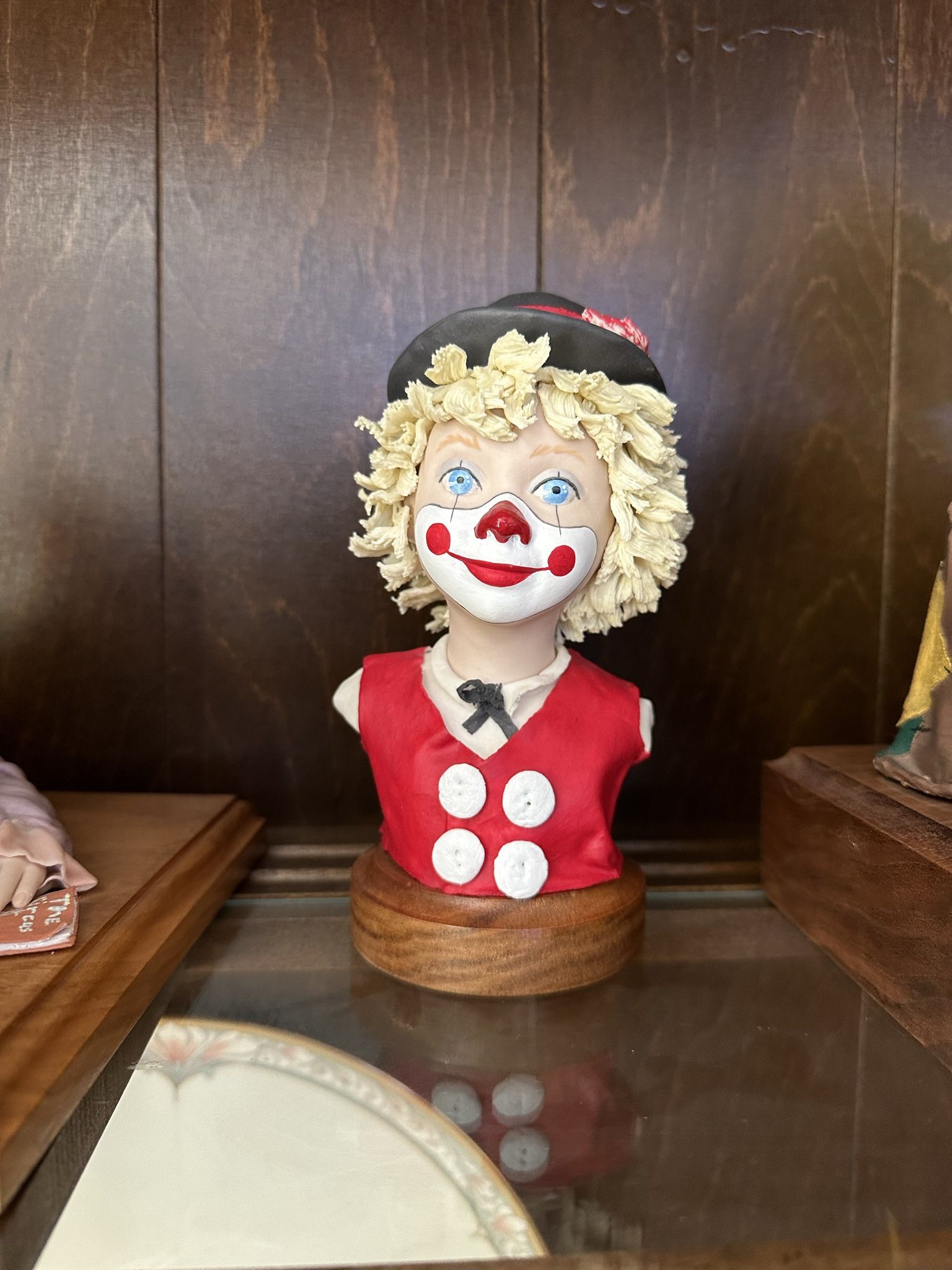Handmade Porcelain Clown