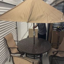 FREE DELIVERY -MALLIN Wrought Iron Table with Chairs Dinning Set 