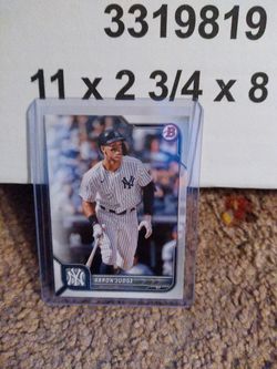 2 Aaron Judge Baseball Cards For Sale Thumbnail