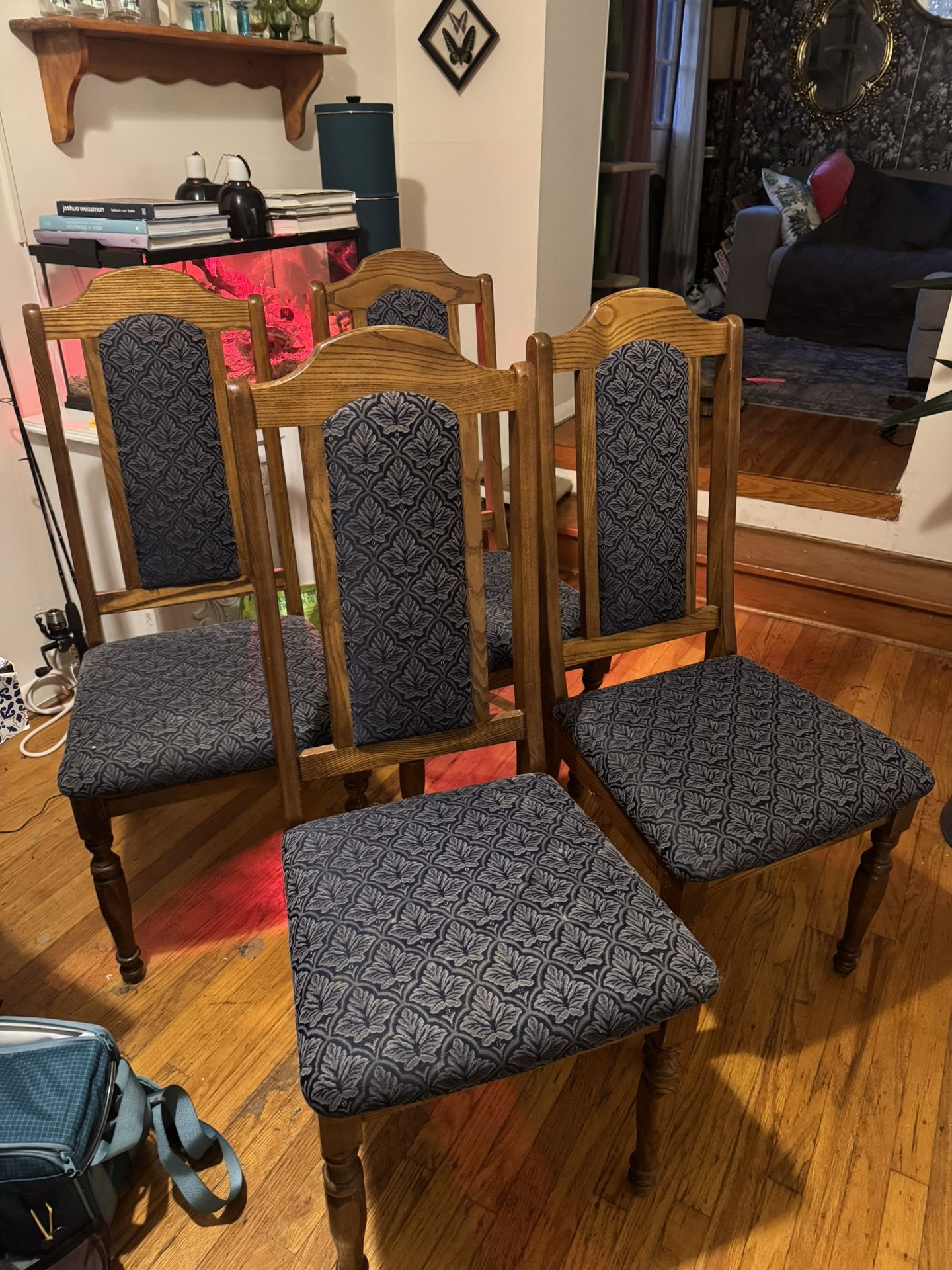 Wooden Upholstered Dining Chairs
