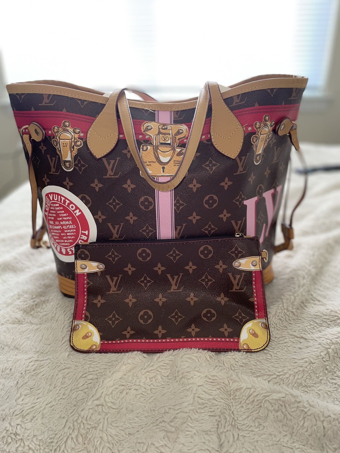 LOUIS VUITTON Neverfull MM Summer Edition 