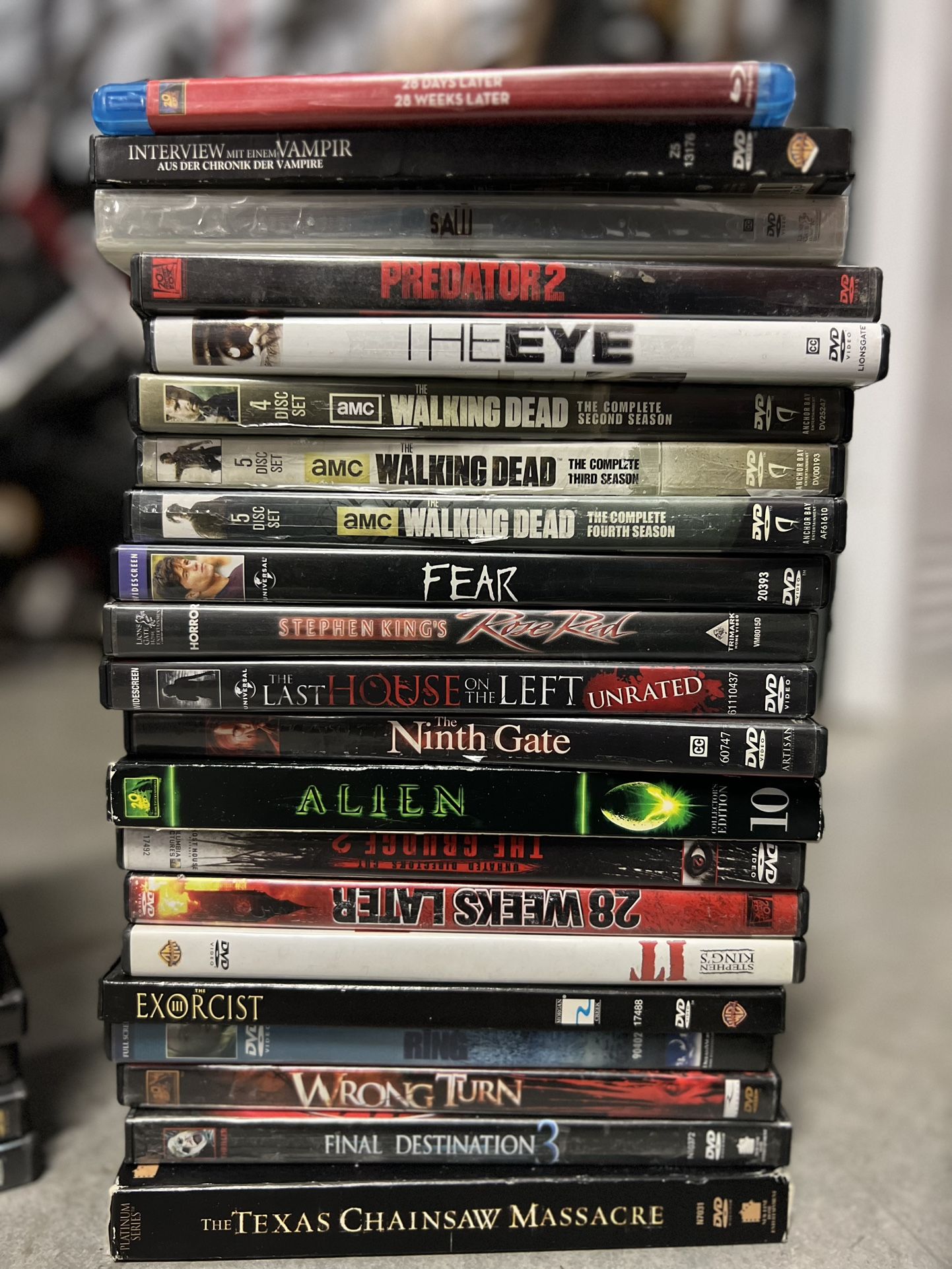 Horror Movies $15