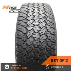 Set of 2 Used  9.5/32    255/65R17  110T  Goodyear  Wrangler All-Terrain Adventure Kevlar