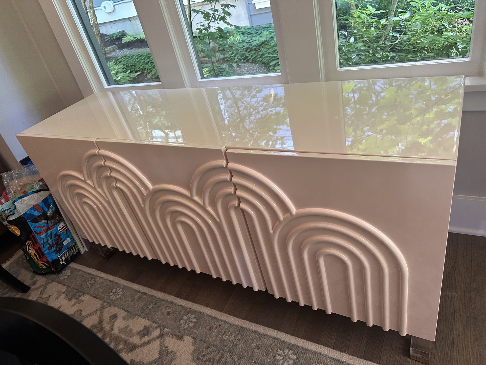 Safvieh sideboard / Credenza Blush EUC Retail $1100