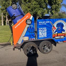 2025 Trash Can Cleaning Trailer LIKE NEW