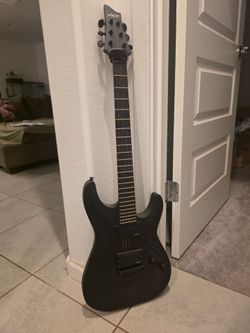 Schecter Electric Guitar Matte Black