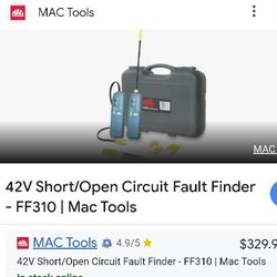 Brand New Mac 42V Short/Open Circuit Fault Finder