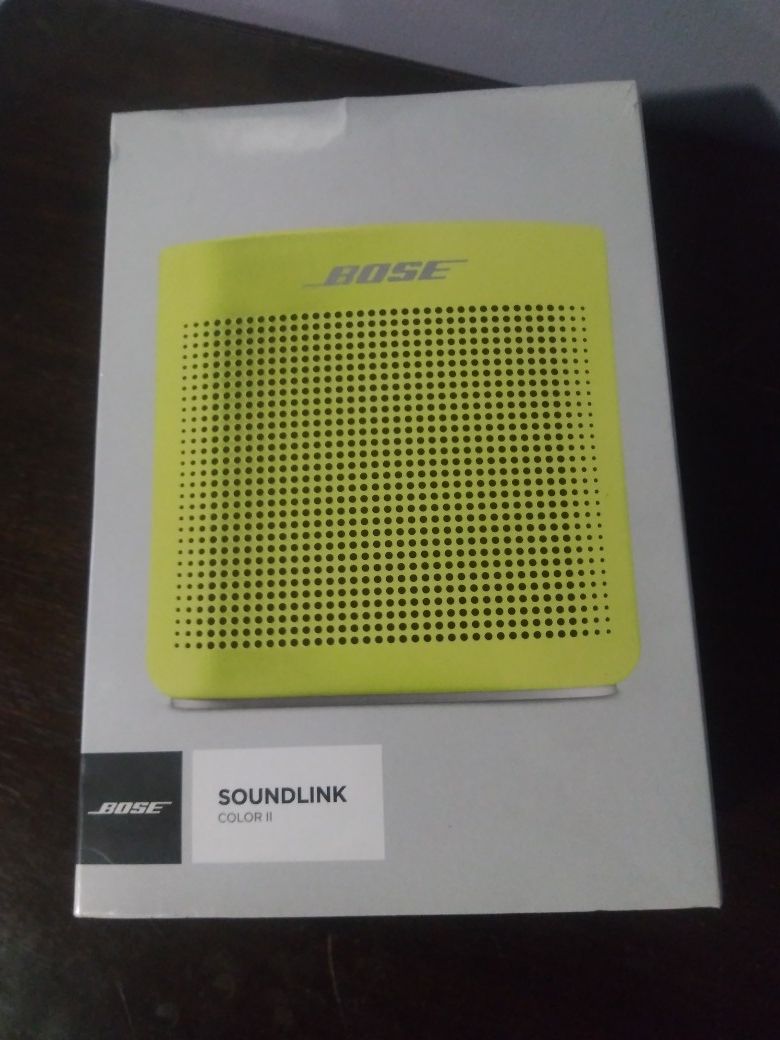 New Bose SoundLink Color II Portable Speaker Yellow Citron