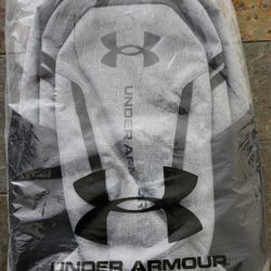 Under Armor Unisex Backpack Silver And Black