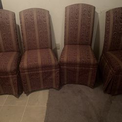 4 Ethan Allen Chairs 
