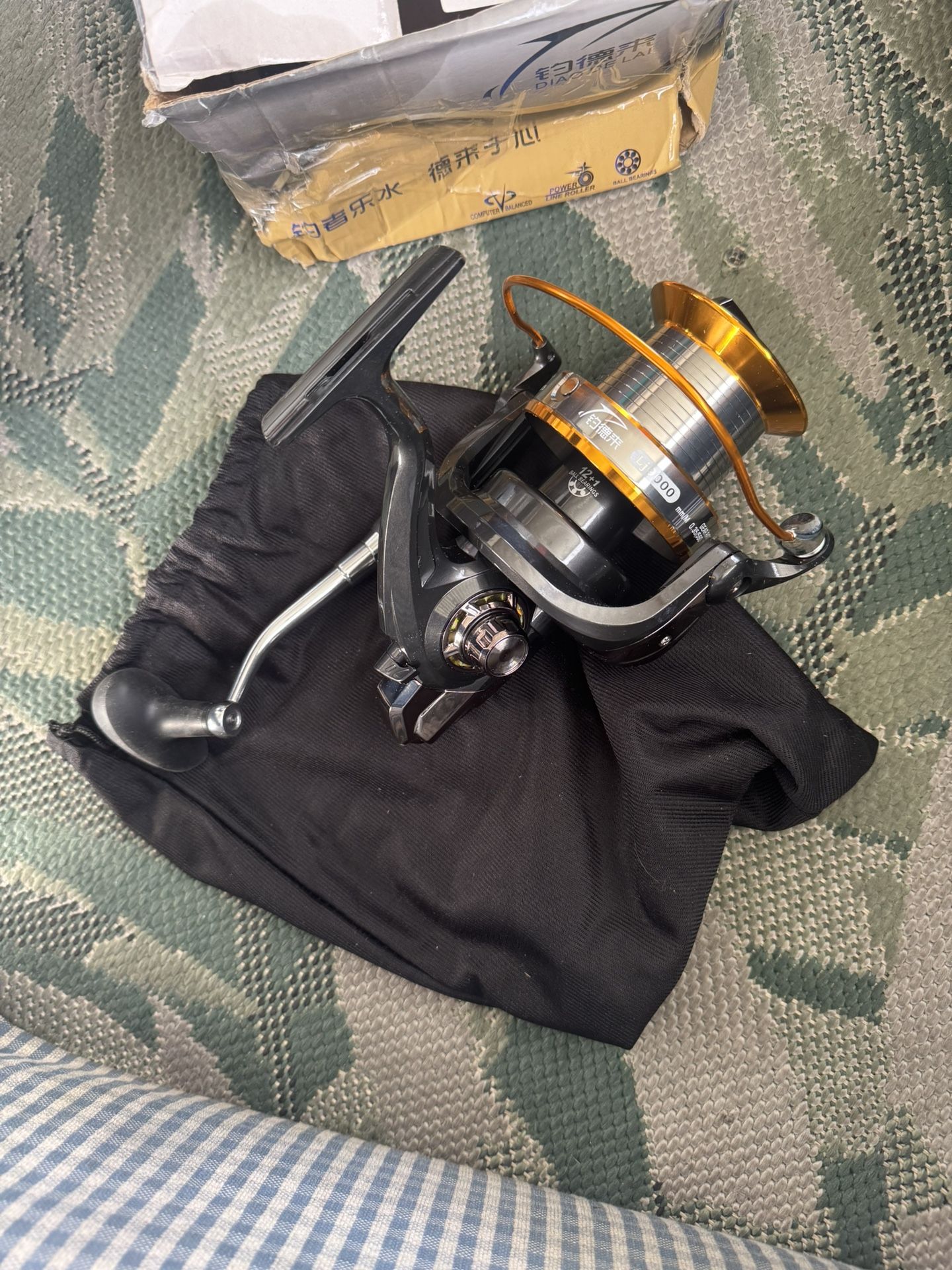 DIAO DE LAI FISHING REEL NEW HEAVU DUTY BIG FISHING 12+1 Ball Bearing