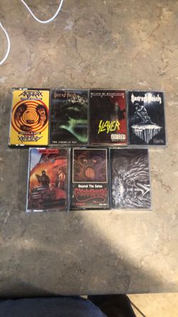 Heavy Metal Thrash Metal 80s 90s Cassettes