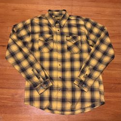 Dixxon Parham Flannel Shirt Size Large Tall