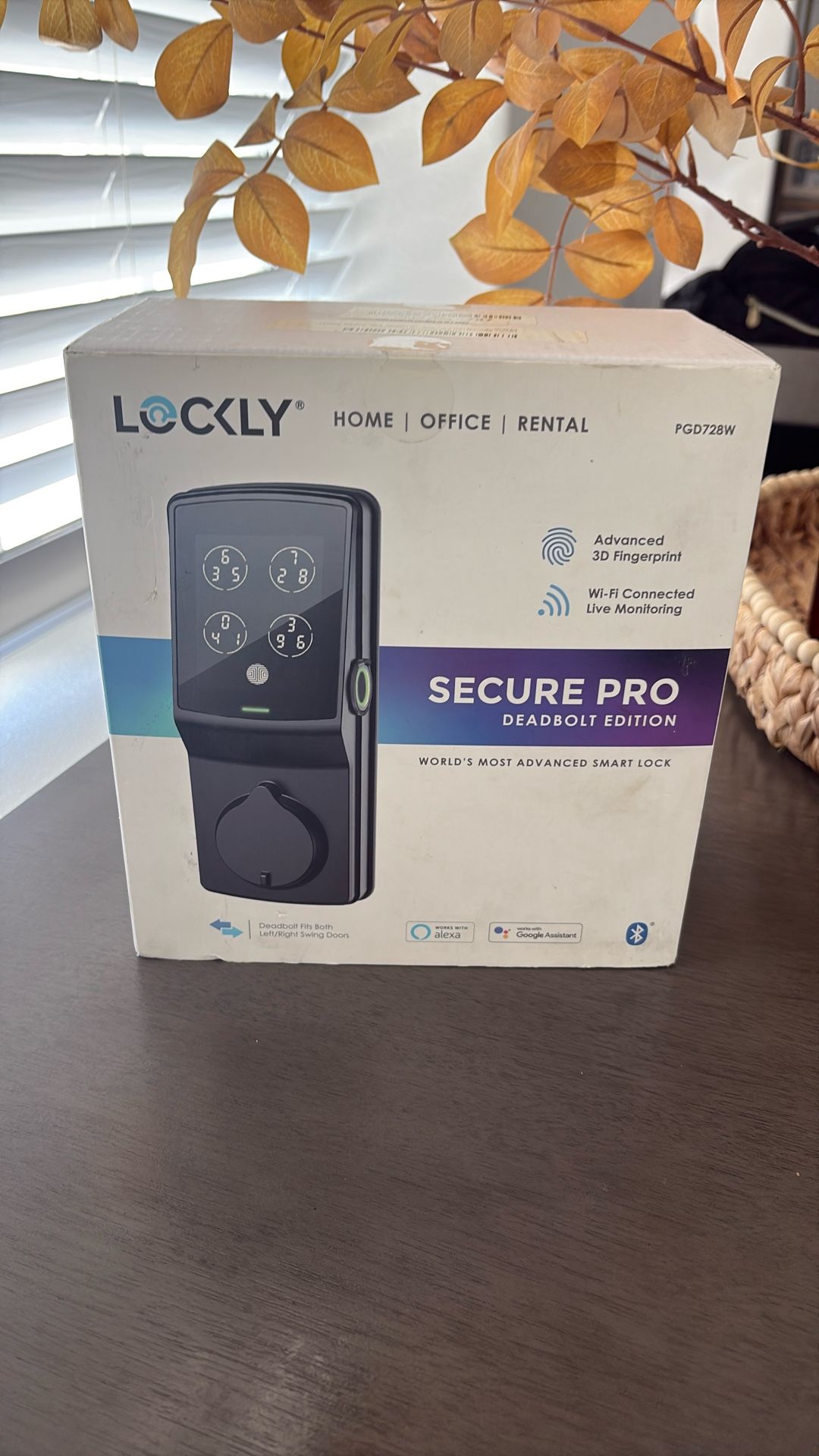 Lockly Visage Zeno Series Smart Lock, Facial Recognition & Fingerprint Keyless Entry Door Lock, Built-in Wi-Fi Deadbolt with Apple Home Key, PIN Genie