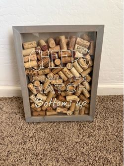 Wine Cork Shadow Box
