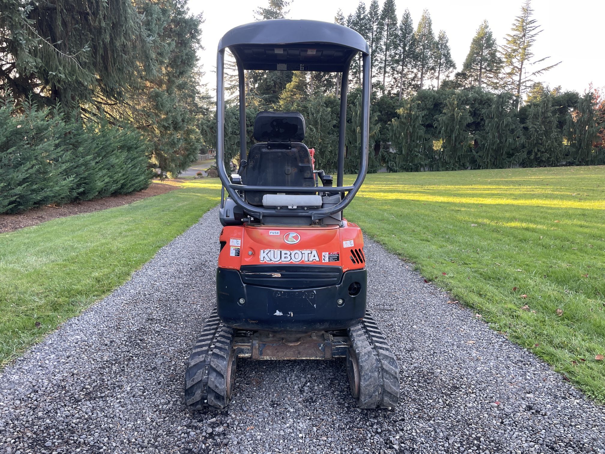 2017 Kubota U17 Mini Excavator 1,810 hours 4K Weight 2 Buckets