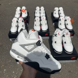 Jordan 4 Retro White Cement