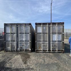 Three 40ft Shipping Containers 