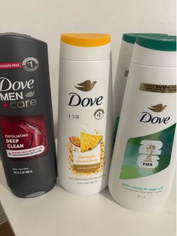 Dove Body wash body bars dove men