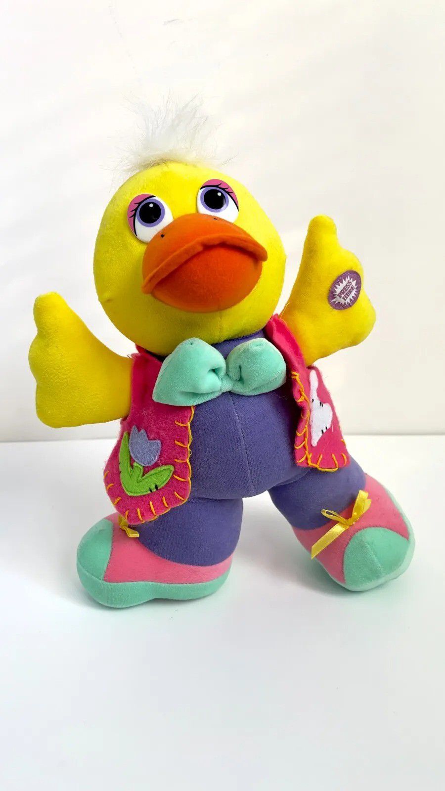 MTY Easter Shakin' Animated Singing Dancing Easter Duck Plush