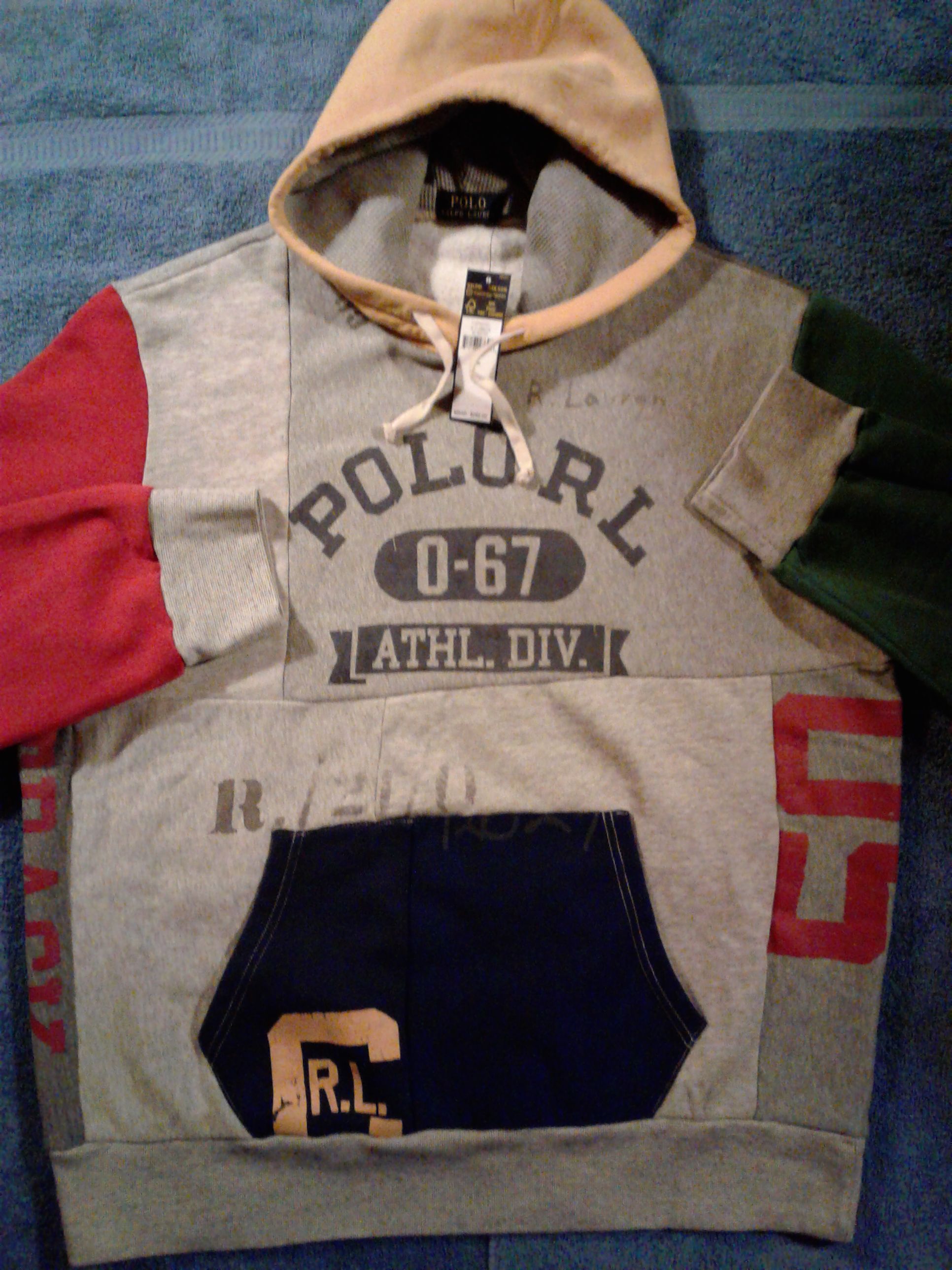 Polo stadium hoodie XL supreme bape
