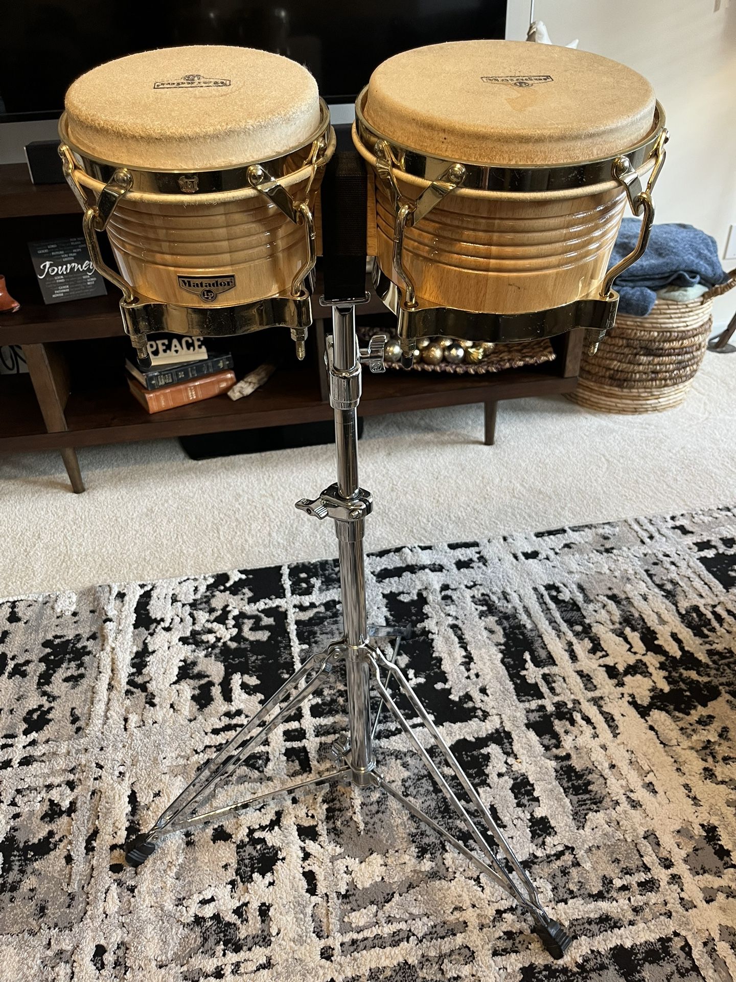LP Matador Bongos & Stand