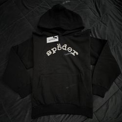 Spider hoodie with rhinestones