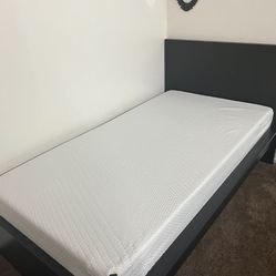 New Twin Bed With Frame And Mattress 