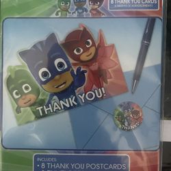 PJ Masks Invitations 