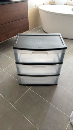 Plastic drawers organizer