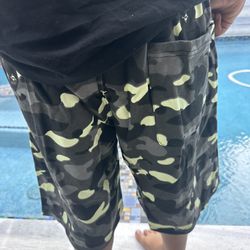 BAPE Glow In The Dark Shorts Super Comfy Must See To Appreciate