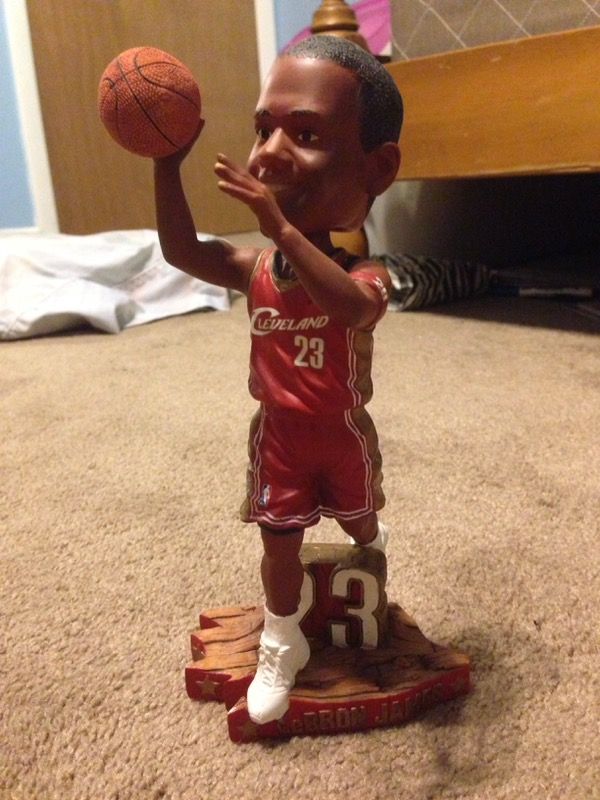 Limited edition lebron James rookie bobblehead