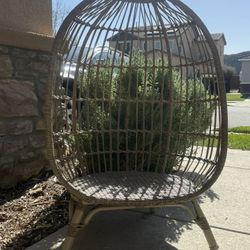 Kids Wicker Egg Chair 